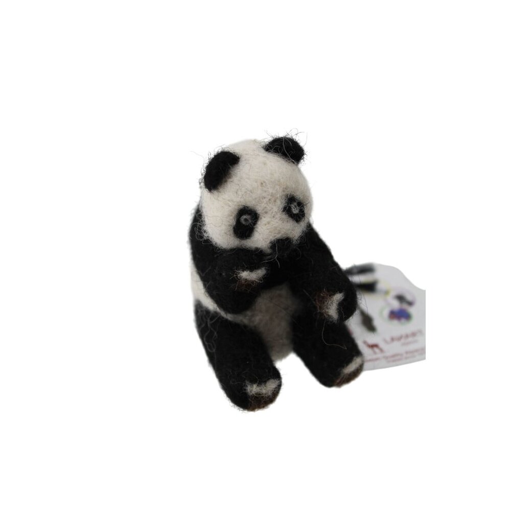 Lanart Panda Bear Alpaca Needle Felting 93766